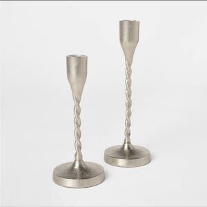 2-Piece Metal Taper Candle Holders from Threshold™ designed with Studio McGee.